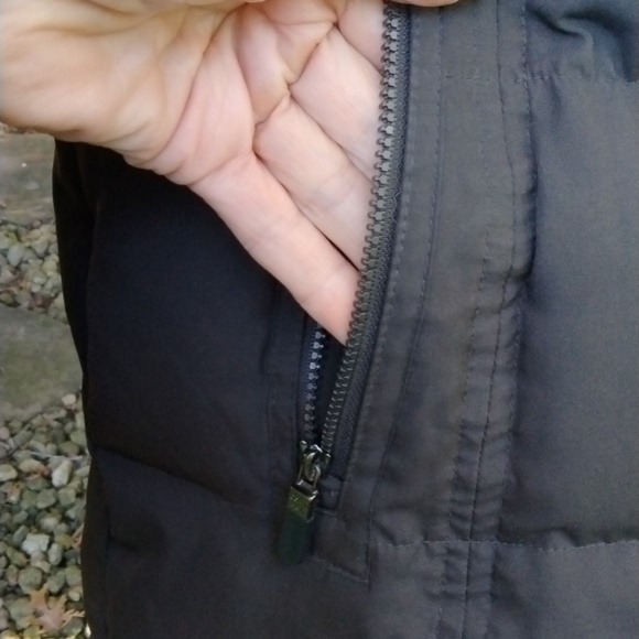 Women's Calvin Klein Duck Down Faux Fur Hooded Puffer Long Jacket Size medium - Picture 5 of 11